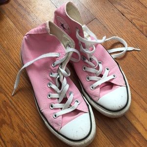 COPY - COPY - Converse Pink High Tops